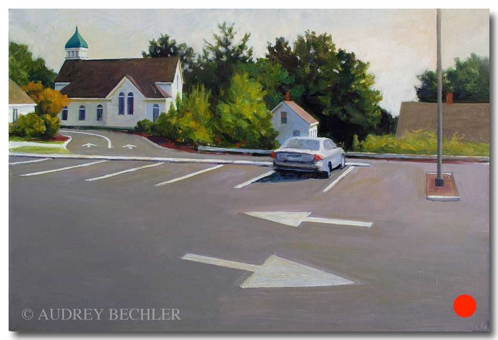Which Direction, Acrylic, Audrey Bechler Eugene, ME