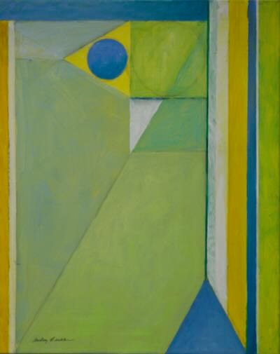 #603 'Blue Circle' by Audrey Bechler Eugene, OR