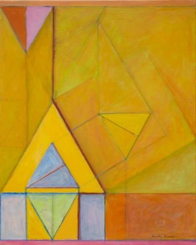 #604 'Blue Triangle' by Audrey Bechler Eugene, OR
