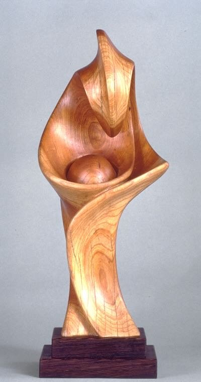 Carved batter Bowl by Douglas Bechler